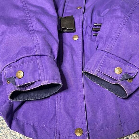SOS Sportswear of Sweden Thinsulate Vintage Belted Ski Coat, Purple, Women’s 8 - Picture 6 of 16